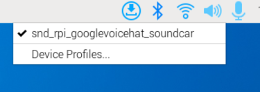 Speaker icon on desktop